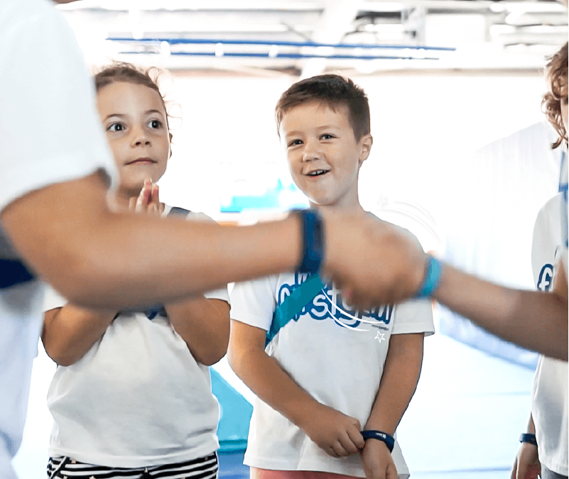 Kids goals - handshaking after sports game