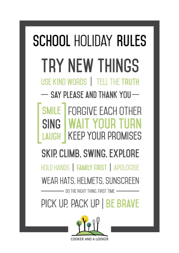 school holiday rules